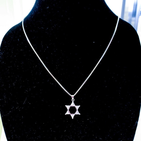 😍 Beautiful Star of David Crystal Pendant - Picture 7 of 8